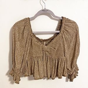 Free People Brittnee Printed Top